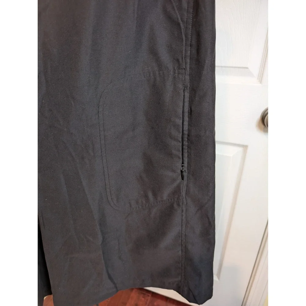 Patagonia Midi Skirt Black Gorpcore Hiking Utility Pocket - Size 12 - Picture 4 of 6